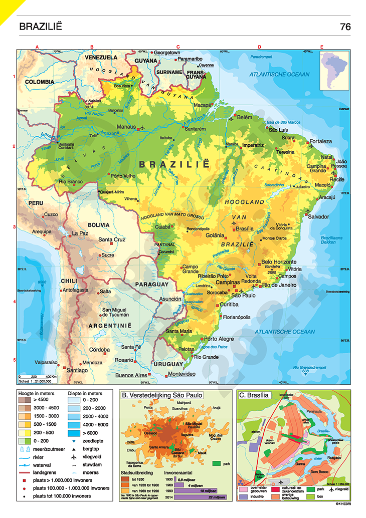 Atlas Suriname Wereldland