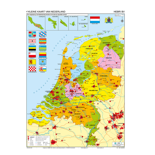 Minikaart Nederland
