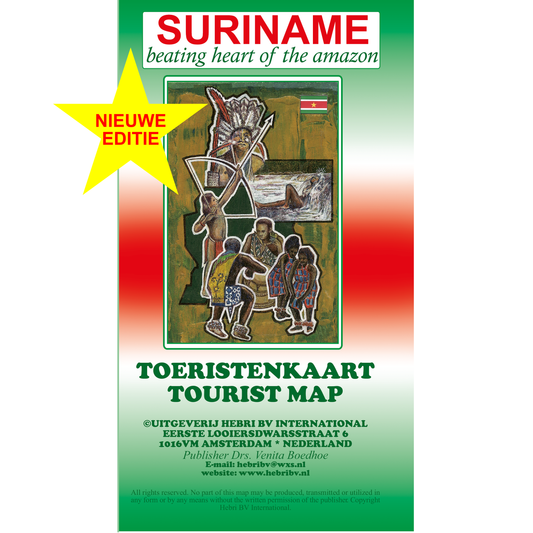 Toeristenkaart Suriname